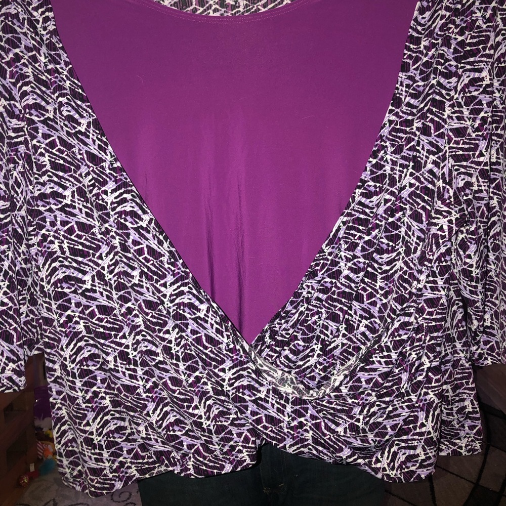 PURPLE BLOUSE!